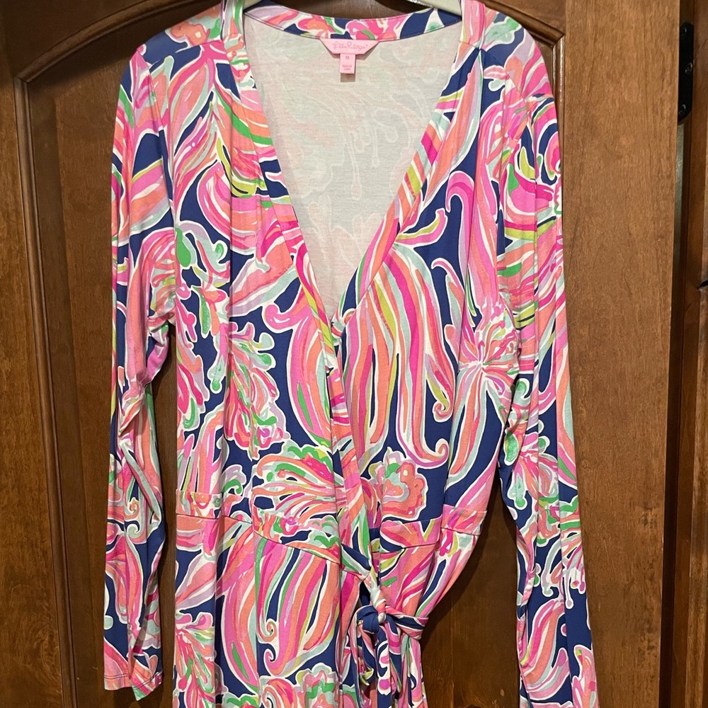 Lilly Pulitzer wrap romper